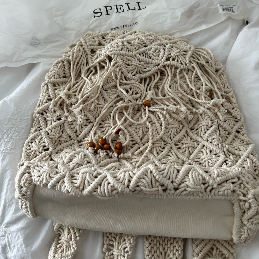SPELL SEASIDE MACRAME BACKPACK - Picture 5 of 10